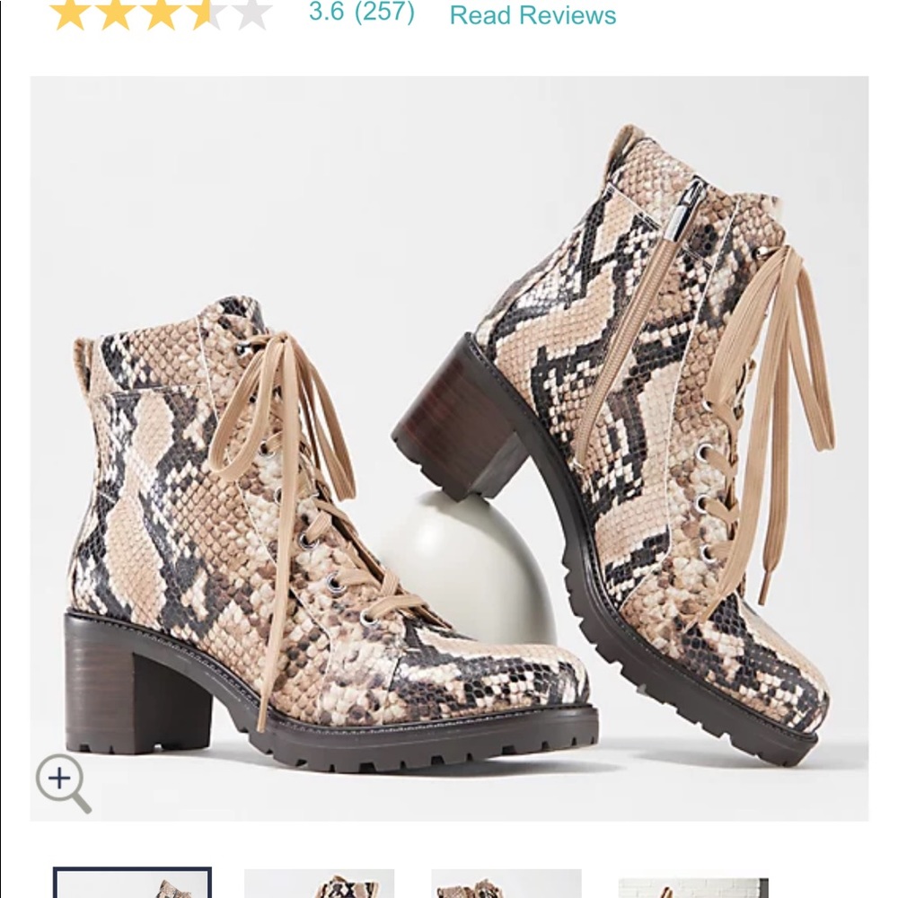 Vince Camuto Lace-Up Ankle Boots